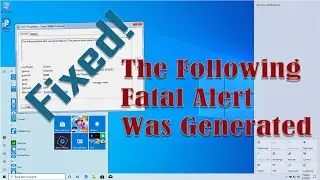 Fix The Following Fatal Alert Was Generated in Event Viewer - Windows 10