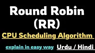 Round robin shedulling algorithm in OS| time slice in round robin  @tehseenit-sanakhan2596