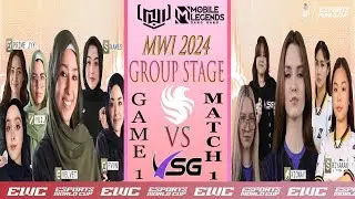 TEAM FALCONS MENA VS VICTORY SONG GAMERS (VSG) | GAME 1 GROUP STAGE | MWI 2024 X EWC | ENGLISH