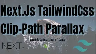 Next.Js TailwindCss Gsap Clip-Path Parallax animation.