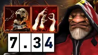 Соло на Варлоке, очень весёлая игра! - Solo Warlock 7.34 DOTA 2