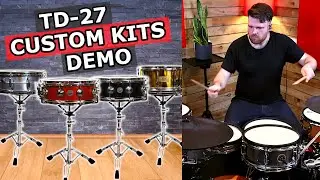 Roland TD-27 Slated Room Collection | TD-27 Custom Kit Expansion Pack with Real Acoustic Samples