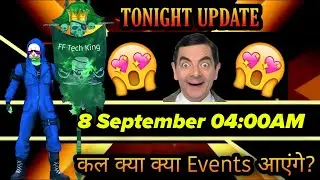 8 September Tonight Update Video | Free Fire Tonight Update Today | Free Fire Tonight Update Video