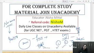 NTA UGC NET 2021|How to prepare for NTA NET computer science 2021| | Nisha Mittal | Unacademy Live