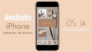 EASY: How to make Aesthetic iOS 14 iPhone Home Screen Tutorial | Alvin Leal Tutorials