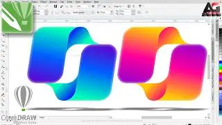 Create 3D Colorful Logo in CorelDraw Tutorial | Shape Tool Tutorial