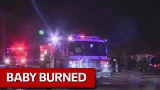 Infant seriously burned in Phoenix house fire