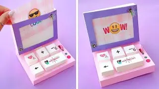 DIY Paper Toys | Show your Mood! Secret Box & Keyboard Pop-it | Crafts Idea