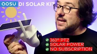 Aosu SolarCam D1 Kit + Homebase: 360° 2K PTZ, Solar Power, & No Monthly Fees!