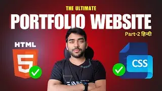 Create Portfolio website HTML & CSS only ✅ Part - 2