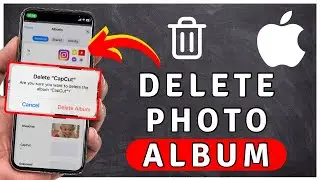 How to DELETE a Photo Album From iPhone - iPhone Tutorial