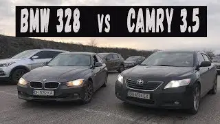 BMW против CAMRY 3.5, Toyota Mark II, Audi s4 и не только...