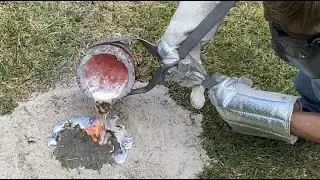 Massive Aluminum Anthill Casting #15