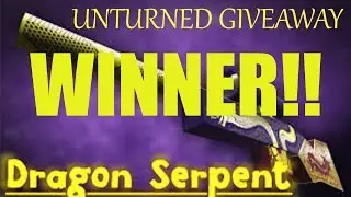 UNTURNED GIVEAWAY WINNER!!!!