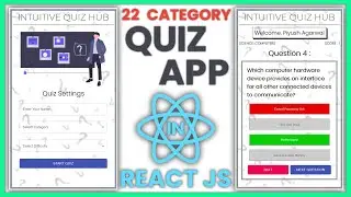 Quiz App in React JS with 22 Categories | Material UI | React Beginners Project | Trivia API