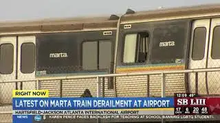 Latest on MARTA train derailment at airport