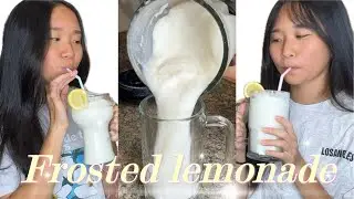 Homemade Chick-fil A Frosted Lemonade! | Janet and Kate