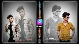 Dual Photo Editing || PicsArt Amazing Dual Photo Editing || Instagram Trending Photo Editing