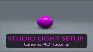 Studio Light Setup | Cinema 4D Tutorial