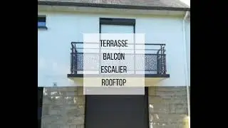 Garde-corps : terrasse // balcon // escalier