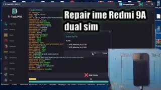 Repair ime redmi 9a dual sim tanpa bongkar TR Tools pro