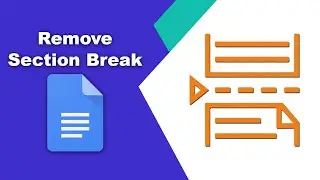 How to remove all section breaks in google docs