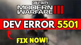 How to Fix DEV Error 5501 in Call of Duty Modern Warfare | DEV Error in COD MW 3