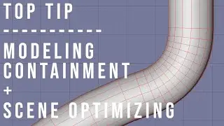 001 Cinema 4D modeling containment and scene optimizing tutorial