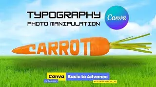 Typography Photo Manipulation | Canva for Beginners | The Digital Tutors