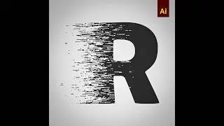 Dispersion Letter Effects in Adobe Illustrator