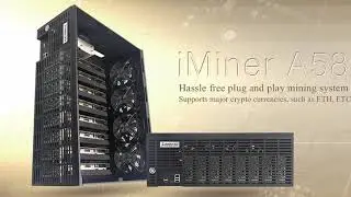 iMiner A588X8D2 Biostar GPU Mining Rig AMD RX580 Ethereum ETH Miner