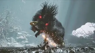 Black Myth Wukong - The Boar Boss Fight & Scene (Zhu Bajie)