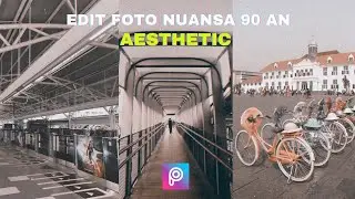 Tutorial Cara edit foto 90s di picsart || Edit ala 90an || Picsart tutorial aesthetic