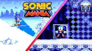 Ice Cap Zone in Sonic Mania