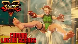 Cammy losing scenes! | Cammy Mod | Street Fighter V fights