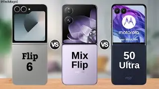 Samsung Galaxy Z Flip 6 vs Xiaomi Mix Flip vs Moto Razr 50 Ultra || Full Comparison