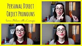 Learn Italian: personal direct object pronouns