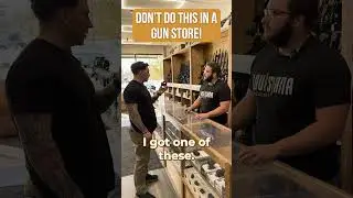 Don’t do this in a gun store! #firearms #gun #gunstore