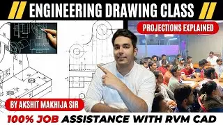 Engineering Drawing Class by RVM CAD | Very Important Mechanical Engineers & Designers to get a Job!