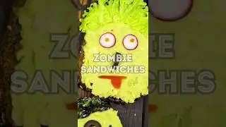 Halloween Snack Recipes "Zombie Sandwiches" - Halloween Recipes 2023