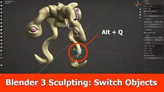 Blender 3 Sculpting Features: Switch Objects