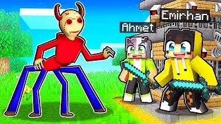 Baldi.EXE vs KORUNAKLI EV! (matematik delisi..) - Minecraft