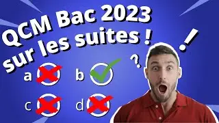 QCM Bac 2023 sur le suites - partie 2