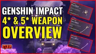 Genshin Impact Inazuma Weapons Overview | Genshin impact 2.0