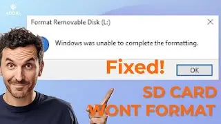 [5 Ways] How to Fix Windows Was Unable to Complete the Format - Fix SD Card Wont Format Windows 10