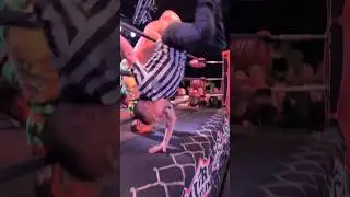 Micro Wrestler attacks referee & INSANITY ensues