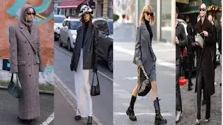 Beautiful Italian Street Fashion November 2024. Fall fashion trends from Milanese. Luxury Shopping