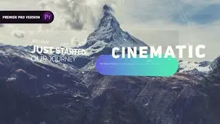 Cinematic Slideshow Opener | Premiere Pro Template