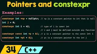 Pointers and constexpr in C++