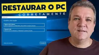 NA PRÁTICA! RESTAURANDO O PC NO MODO DE FÁBRICA WINDOWS 10